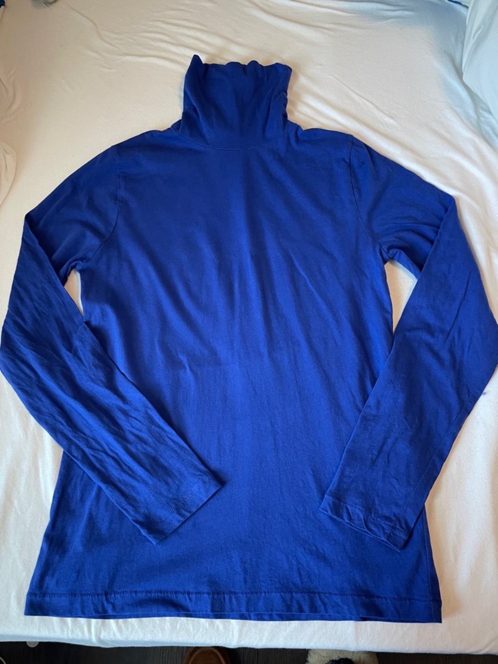J. Crew Electric Blue Turtleneck Long Sleeve Top